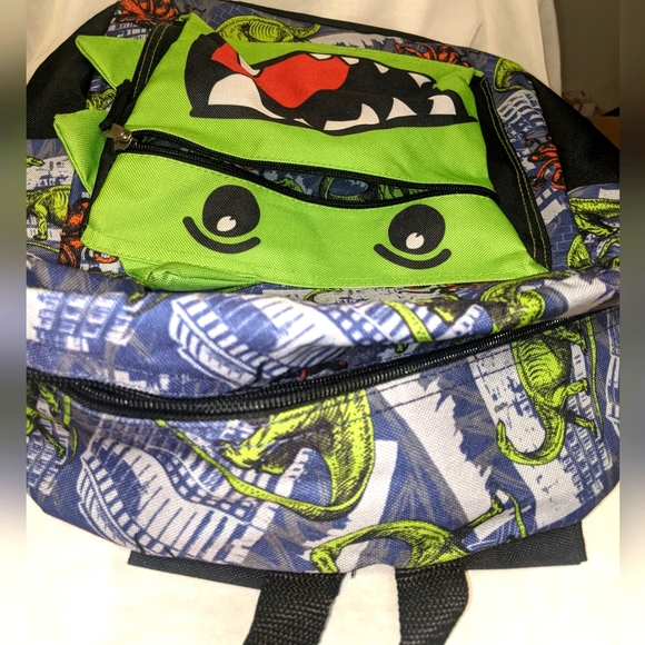 Mad Maverick Reboot Youth Kids Dinosaur Backpack - Picture 11 of 12
